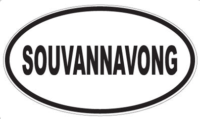 SOUVANNAVONG - Oval Magnet
