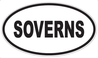 SOVERNS - Oval Magnet