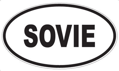 SOVIE - Oval Sticker