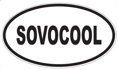 SOVOCOOL - Oval Sticker