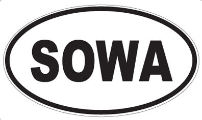SOWA - Oval Sticker