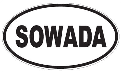 SOWADA - Oval Sticker
