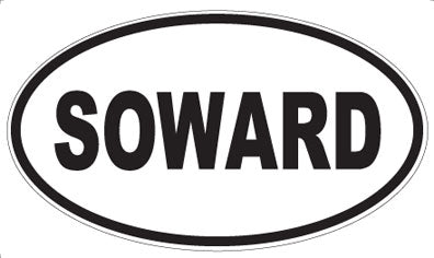 SOWARD - Oval Sticker