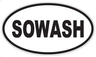 SOWASH - Oval Magnet