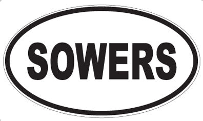 SOWERS - Oval Magnet