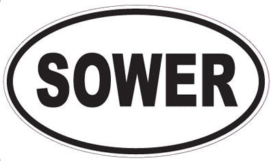 SOWER - Oval Magnet