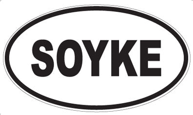 SOYKE - Oval Sticker