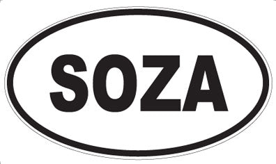 SOZA - Oval Magnet