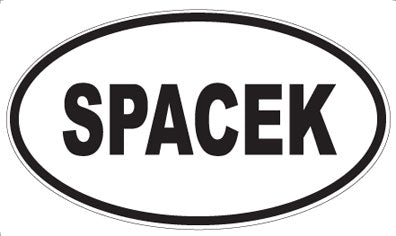 SPACEK - Oval Magnet