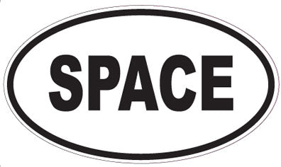 SPACE - Oval Magnet