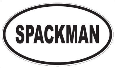 SPACKMAN - Oval Magnet