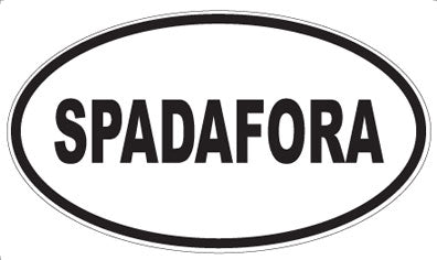 SPADAFORA - Oval Magnet