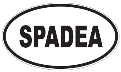 SPADEA - Oval Sticker