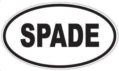 SPADE - Oval Magnet