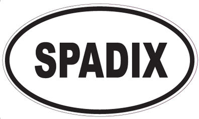 SPADIX - Oval Sticker