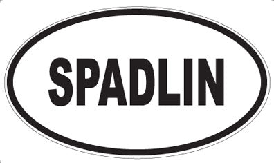 SPADLIN - Oval Magnet