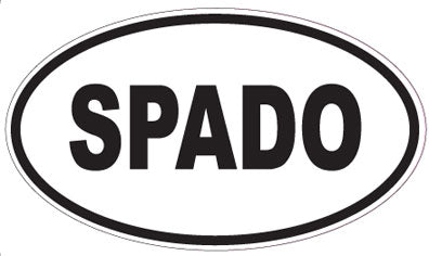SPADO - Oval Sticker