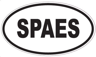 SPAES - Oval Magnet