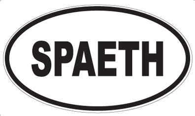 SPAETH - Oval Sticker