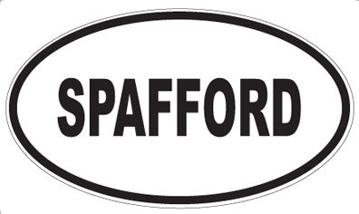 SPAFFORD - Oval Magnet