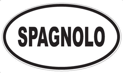 SPAGNOLO - Oval Magnet