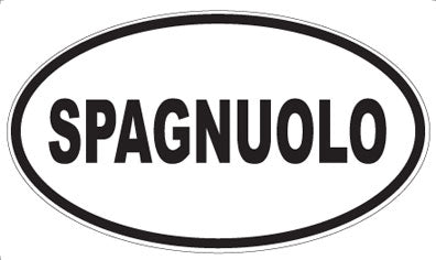 SPAGNUOLO - Oval Magnet