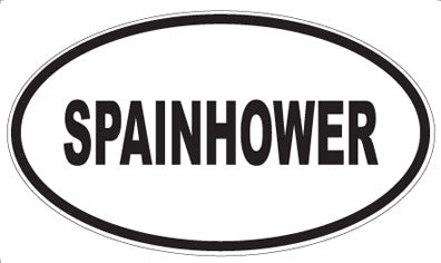 SPAINHOWER - Oval Sticker
