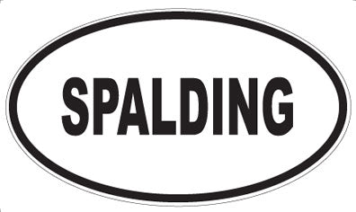 SPALDING - Oval Sticker