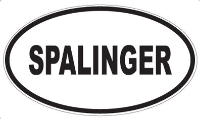 SPALINGER - Oval Sticker