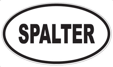 SPALTER - Oval Magnet