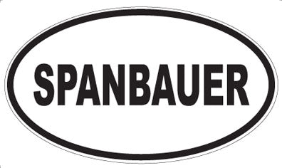 SPANBAUER - Oval Magnet