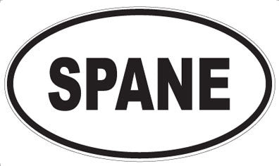 SPANE - Oval Magnet