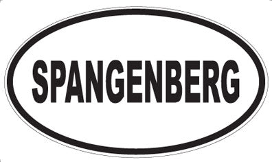 SPANGENBERG - Oval Magnet