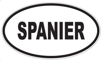 SPANIER - Oval Magnet