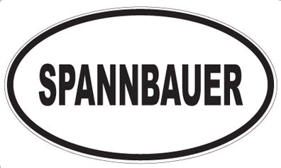 SPANNBAUER - Oval Magnet