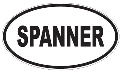 SPANNER - Oval Magnet