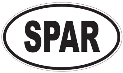 SPAR - Oval Sticker