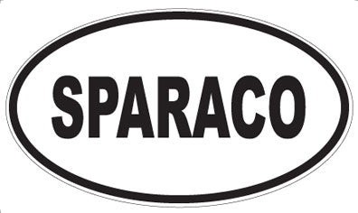 SPARACO - Oval Magnet