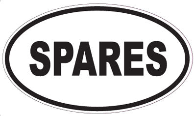 SPARES - Oval Sticker