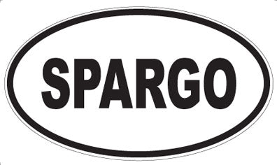 SPARGO - Oval Magnet