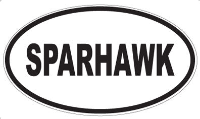 SPARHAWK - Oval Magnet