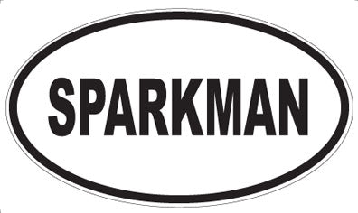 SPARKMAN - Oval Sticker