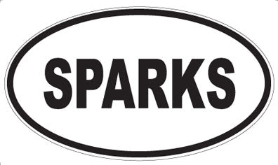 SPARKS - Oval Magnet