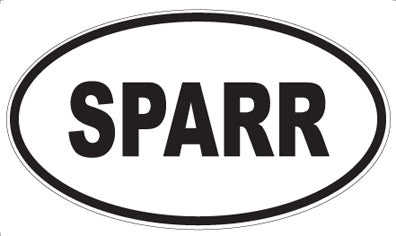 SPARR - Oval Magnet
