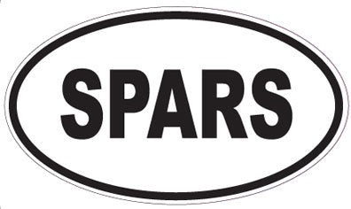 SPARS - Oval Sticker