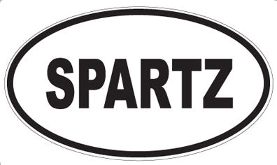 SPARTZ - Oval Magnet