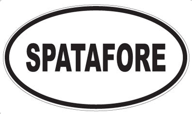 SPATAFORE - Oval Magnet