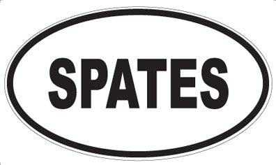 SPATES - Oval Magnet