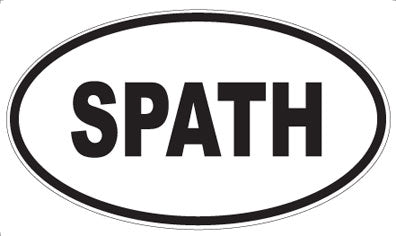 SPATH - Oval Sticker
