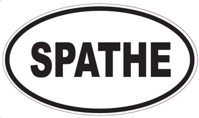 SPATHE - Oval Sticker
